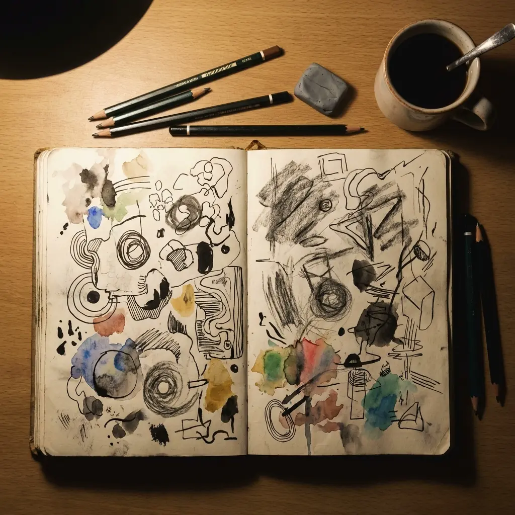 Doodle abstract
shapes