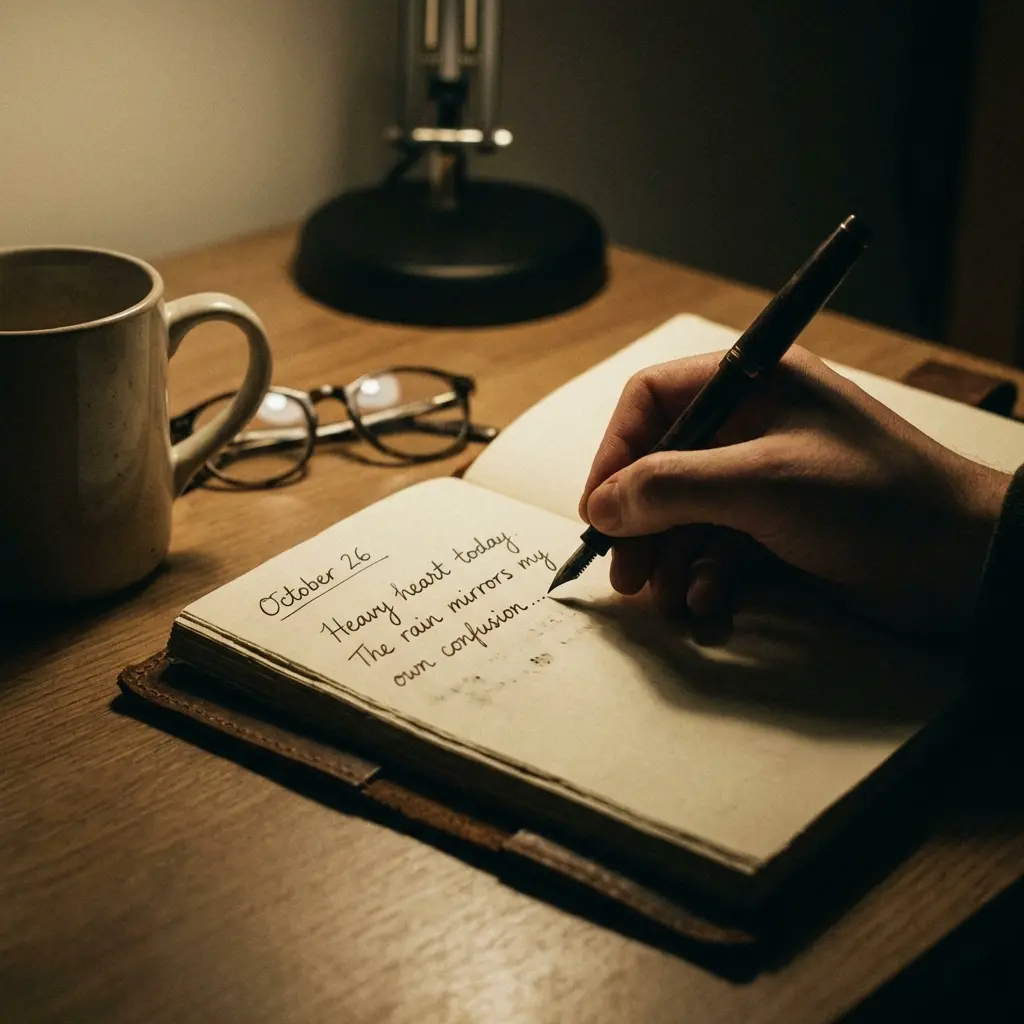 Write a diary entry
about feelings